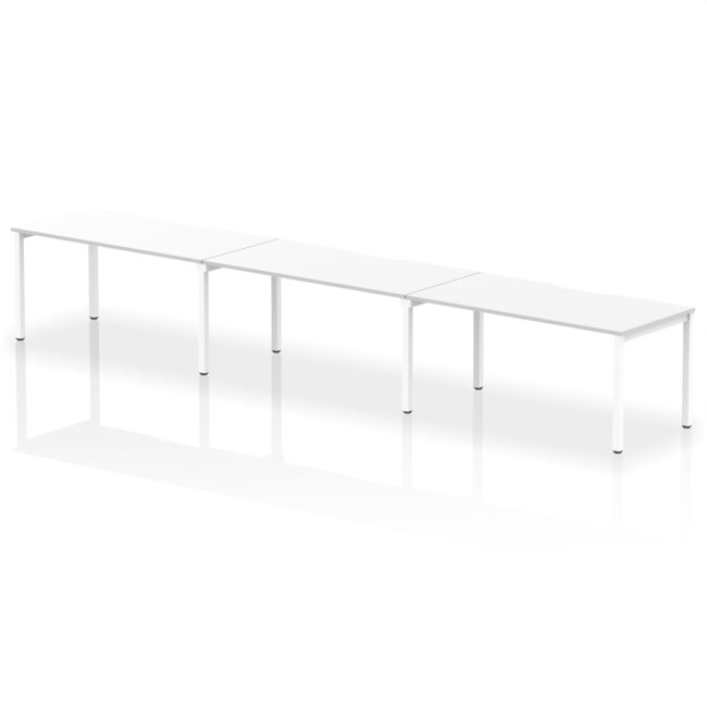 Evolve Plus Single Row Bench Desk - 3 Person - Image 36