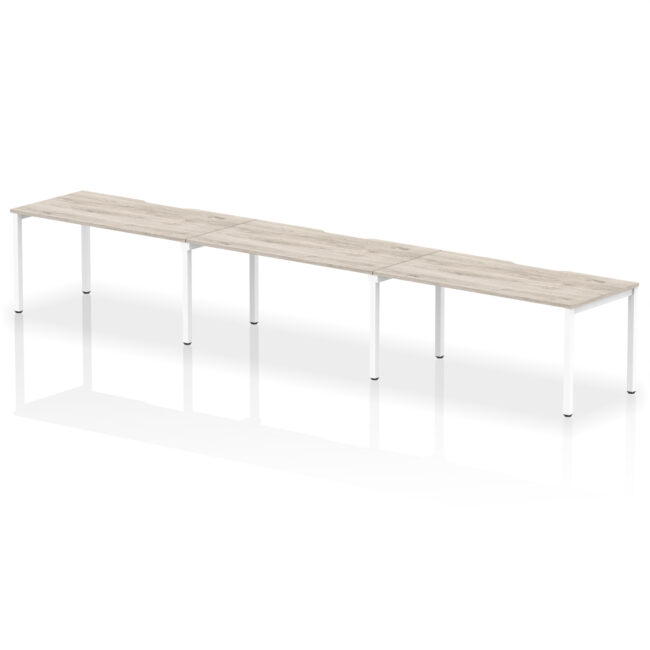 Evolve Plus Single Row Bench Desk - 3 Person - Image 28