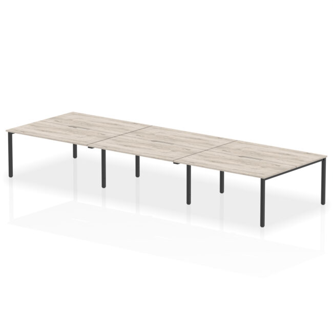 Evolve Plus B2B Bench Desk - 6 Person - Image 50