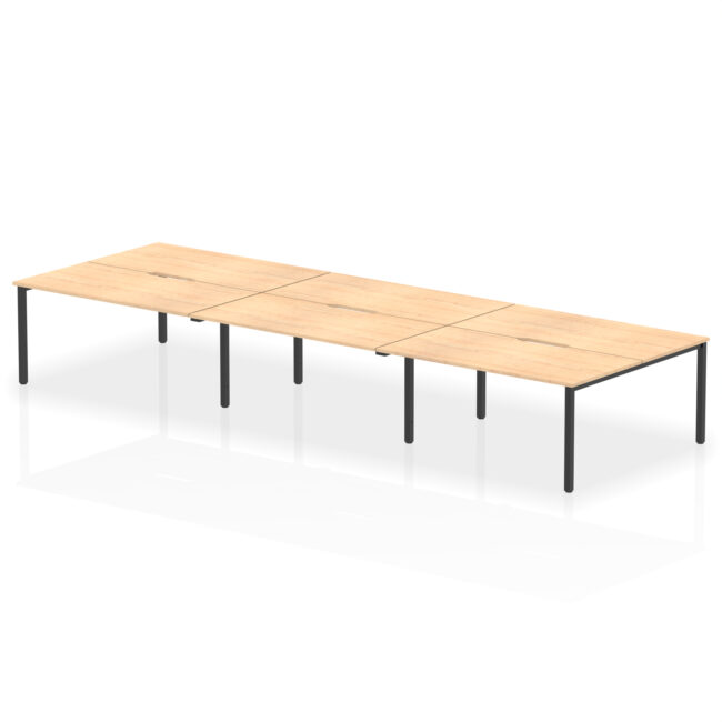 Evolve Plus B2B Bench Desk - 6 Person - Image 51