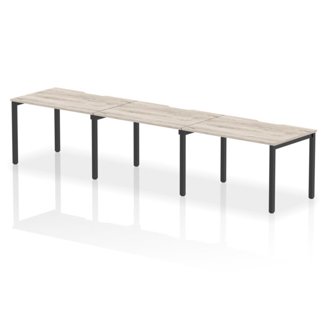Evolve Plus Single Row Bench Desk - 3 Person - Image 38