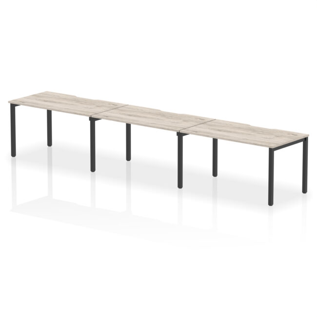 Evolve Plus Single Row Bench Desk - 3 Person - Image 44