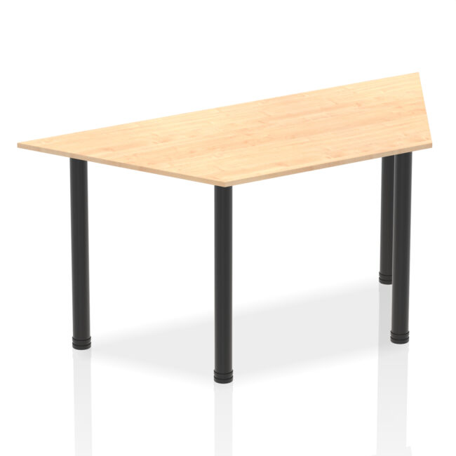 Impulse Trapezium Table With Post Leg - Image 11