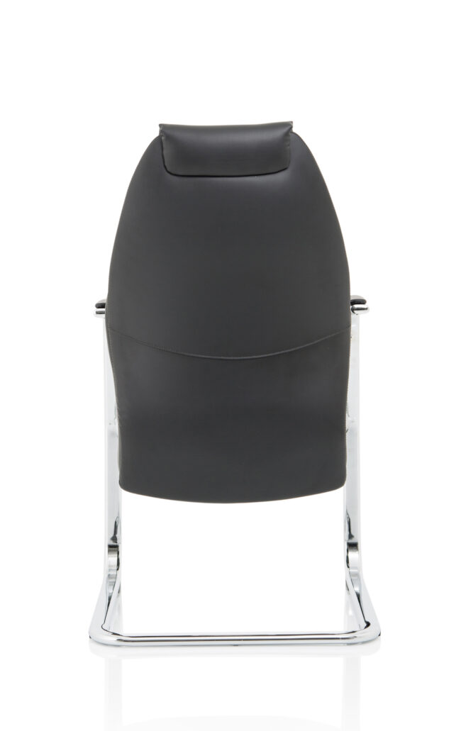 Mien High Back Leather Cantilever Visitor Office Chair - Image 10