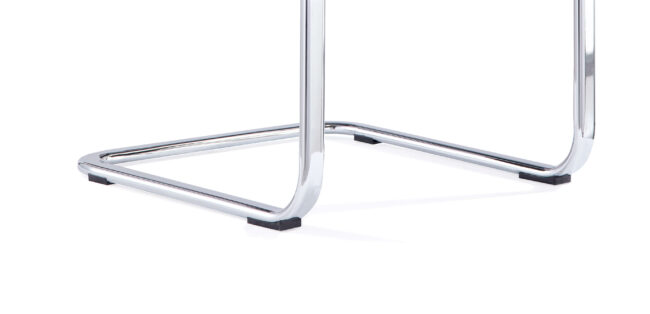 Mien High Back Leather Cantilever Visitor Office Chair - Image 12