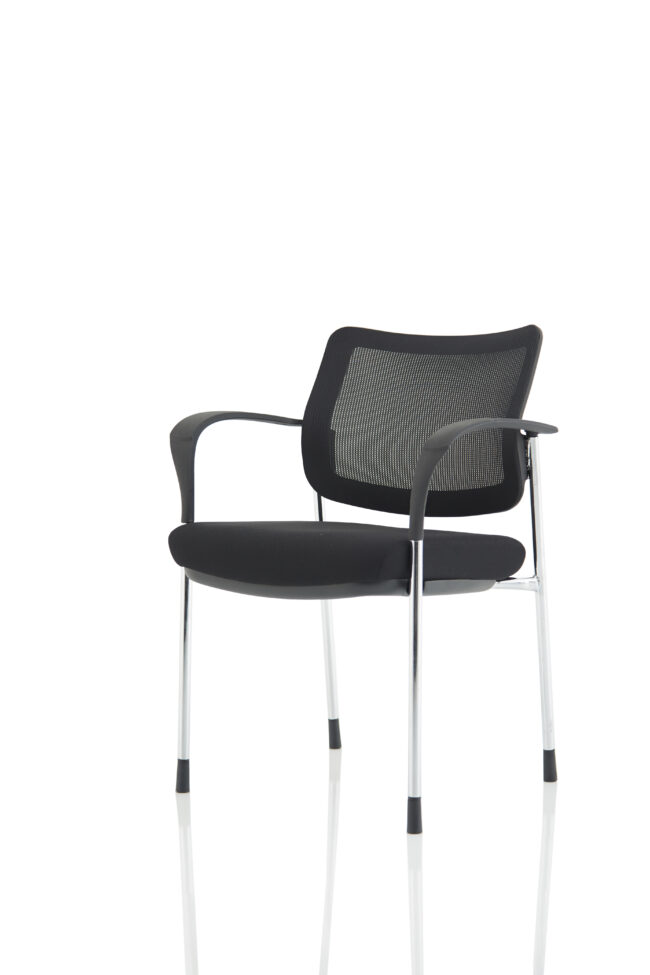 Brunswick Deluxe Medium Back Stacking Visitor Office Chair with Arms - Image 62