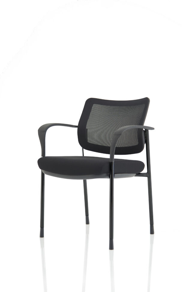 Brunswick Deluxe Medium Back Stacking Visitor Office Chair with Arms - Image 61