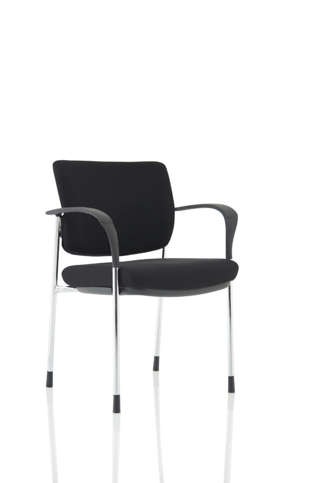 Brunswick Deluxe Medium Back Stacking Visitor Office Chair with Arms - Image 59