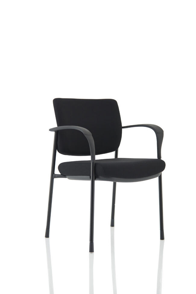 Brunswick Deluxe Medium Back Stacking Visitor Office Chair with Arms - Image 56