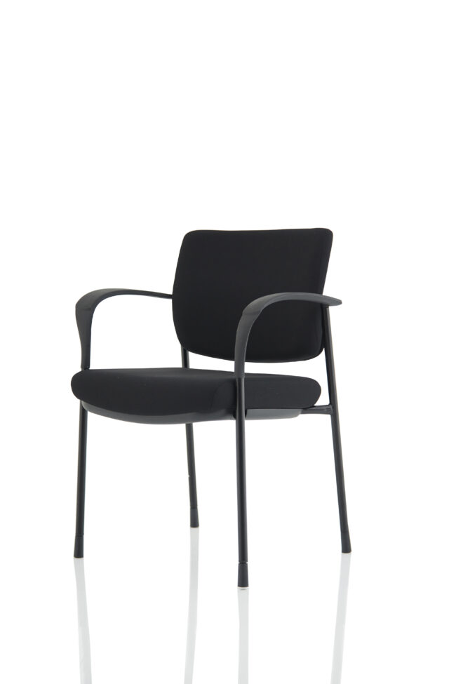 Brunswick Deluxe Medium Back Stacking Visitor Office Chair with Arms - Image 58