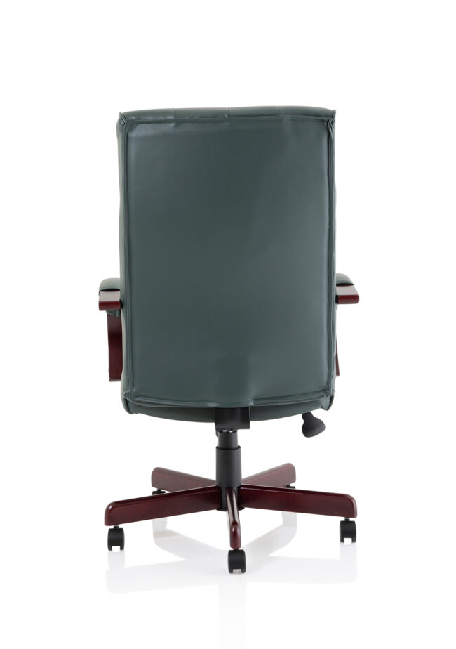 Chesterfield High Back Leather Executive Office Chair with Arms - Image 22