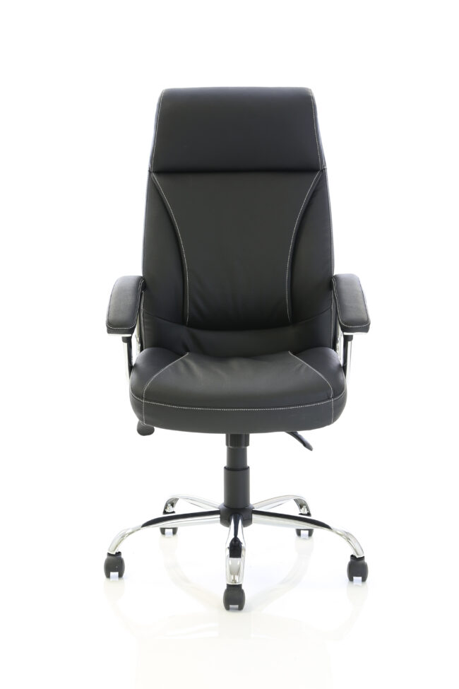 Penza High Back Executive Leather Office Chair with Arms - Image 2