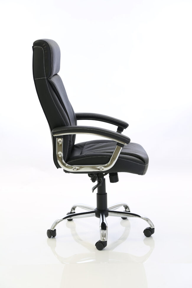 Penza High Back Executive Leather Office Chair with Arms - Image 5