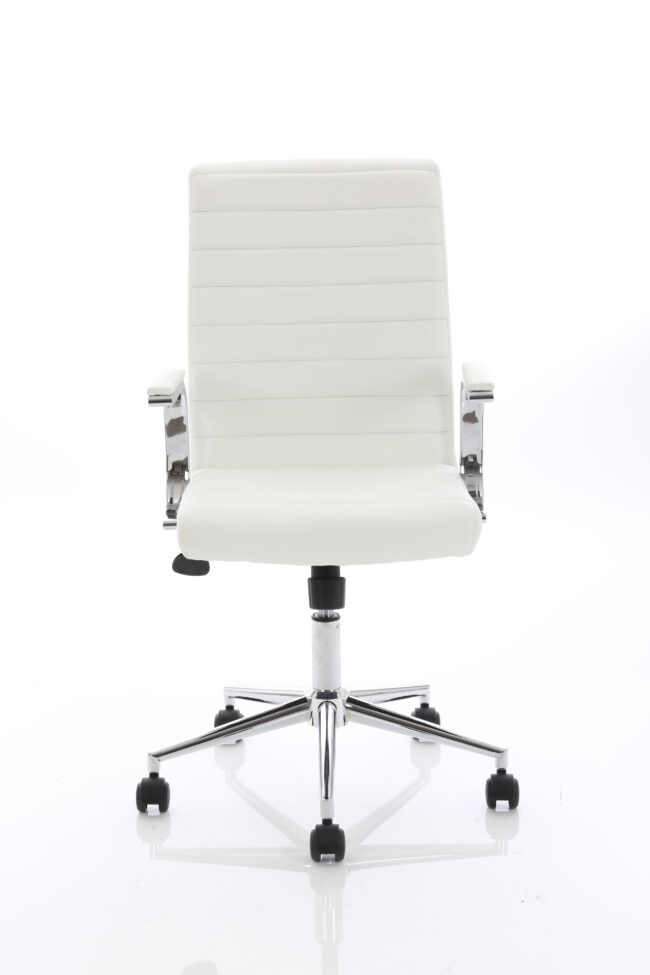 Ezra Medium Back Leather Executive Office Chair with Arms - Image 15