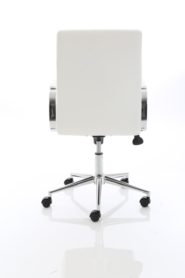 Ezra Medium Back Leather Executive Office Chair with Arms - Image 16