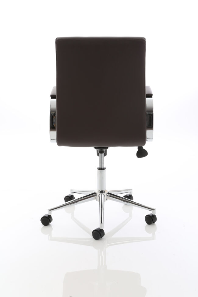 Ezra Medium Back Leather Executive Office Chair with Arms - Image 30