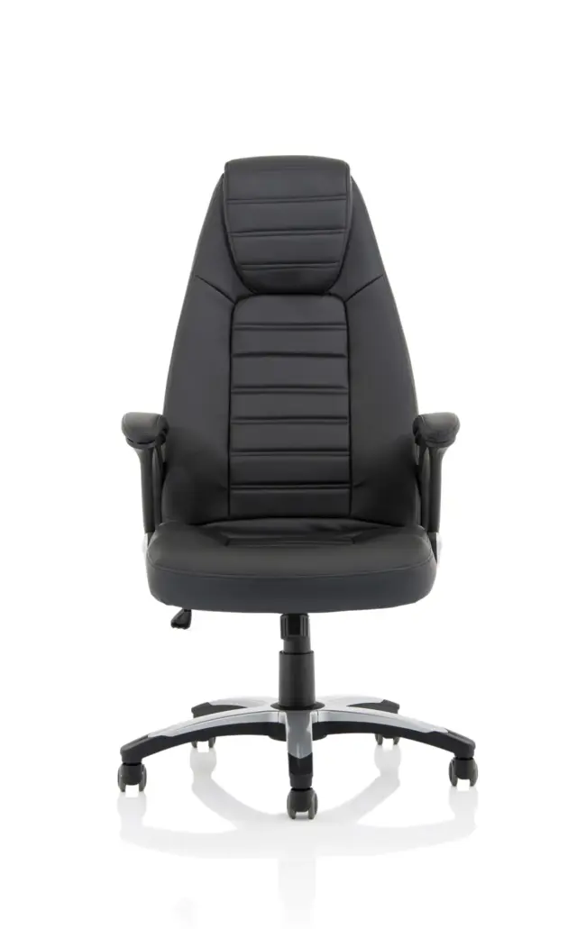 Metropolis High Back Black Leather Executive Office Chair - Image 2