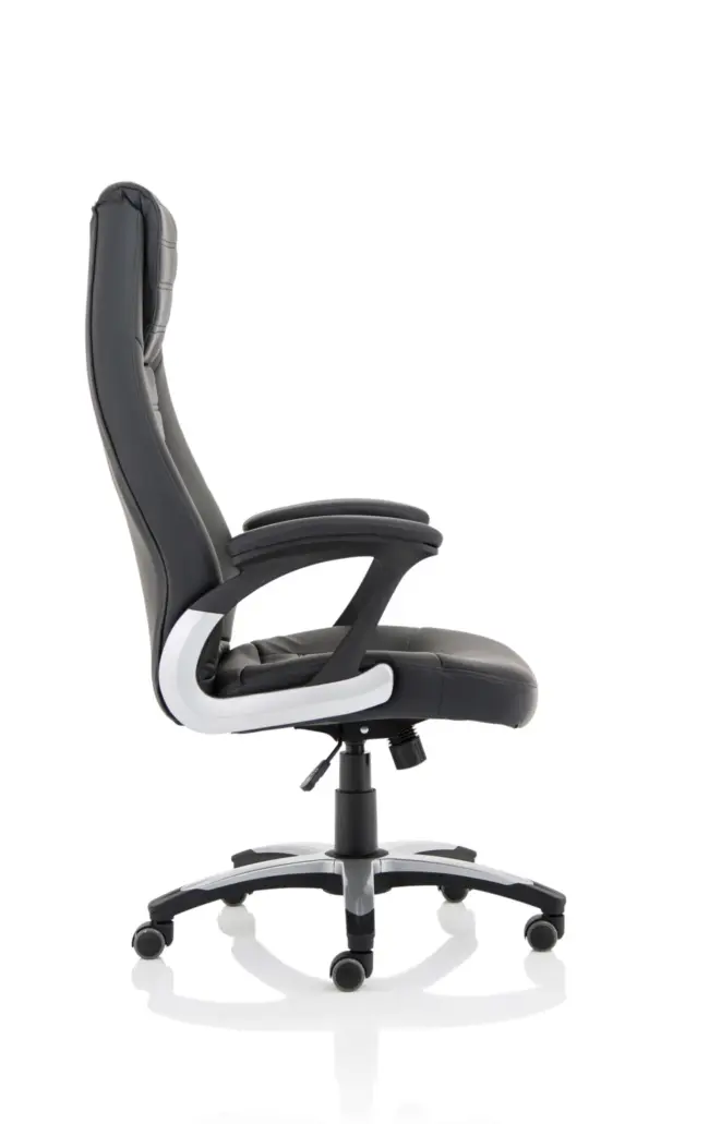 Metropolis High Back Black Leather Executive Office Chair - Image 8