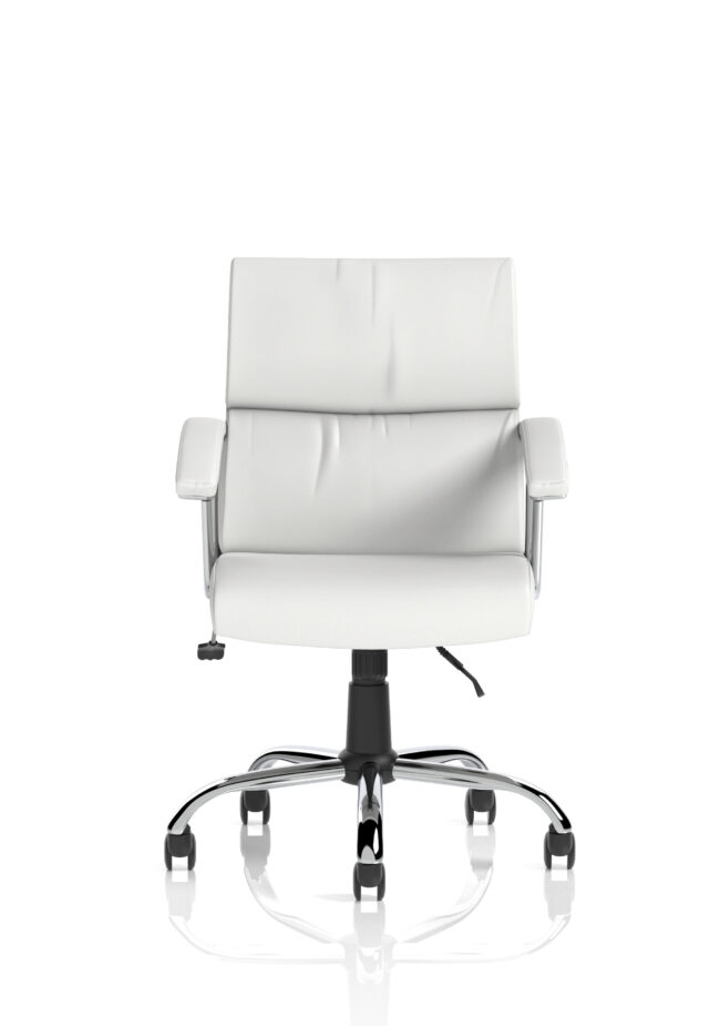 Desire Medium Back Leather Executive Office Chair with Arms - Image 2