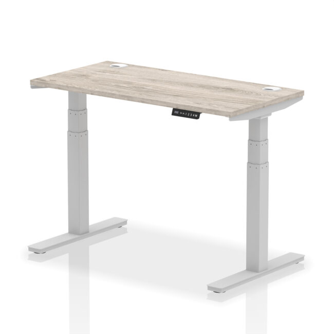 Air Height Adjustable Slimline Desk With Cable Ports - Image 9