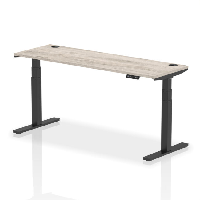 Air Height Adjustable Slimline Desk With Cable Ports - Image 115