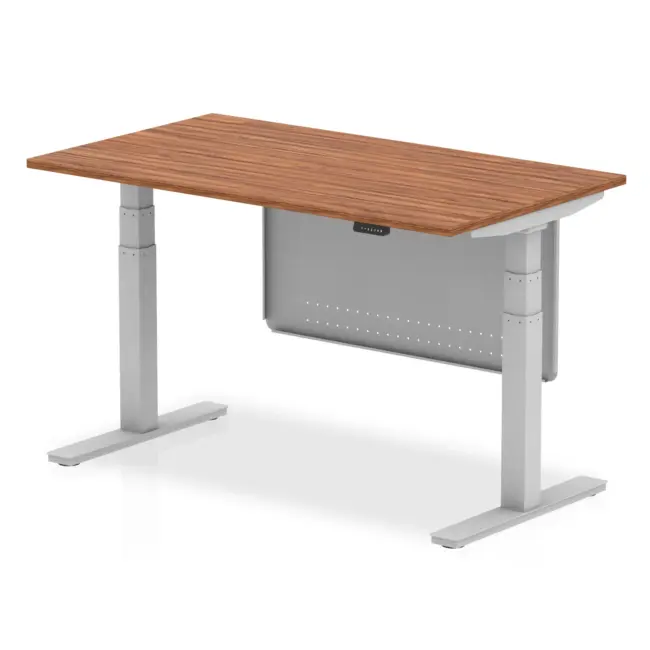 Air Height Adjustable Desk without Cable Ports with Steel Modesty Panel - Image 32