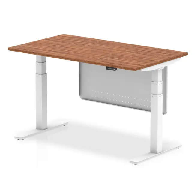 Air Height Adjustable Desk without Cable Ports with Steel Modesty Panel - Image 33