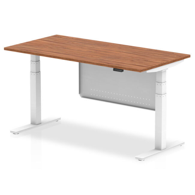 Air Height Adjustable Desk without Cable Ports with Steel Modesty Panel - Image 51