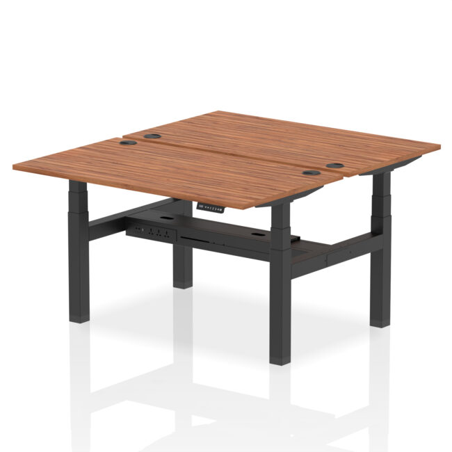 Air Back-to-Back Height Adjustable Bench Desk - 2 Person - Image 37
