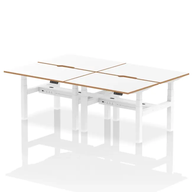 Oslo Air Back-to-Back Height Adjustable Bench Desk - Image 2