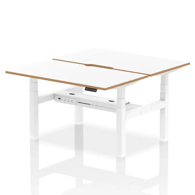 Oslo Air Back-to-Back Height Adjustable Bench Desk - Image 7