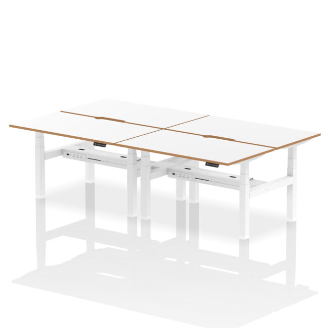 Oslo Air Back-to-Back Height Adjustable Bench Desk - Image 8