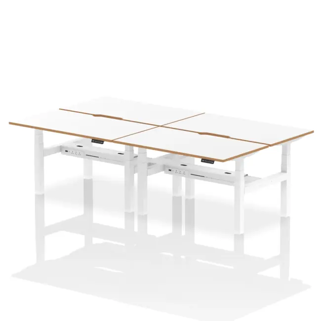 Oslo Air Back-to-Back Height Adjustable Bench Desk - Image 8