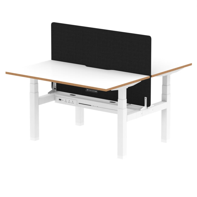 Oslo Air Back-to-Back Height Adjustable Bench Desk - Image 10