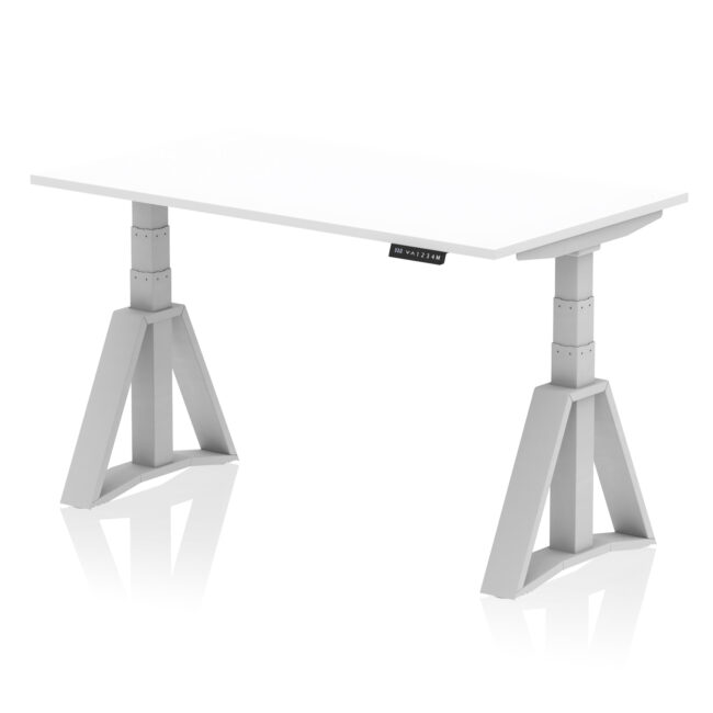 Air Height Adjustable Desk without Cable Ports With Piste Foot - Image 10