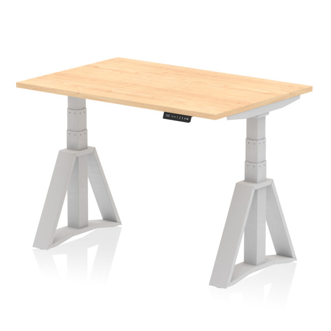 Air Height Adjustable Desk without Cable Ports With Piste Foot - Image 13