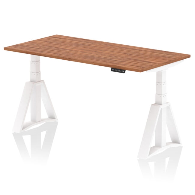 Air Height Adjustable Desk without Cable Ports With Piste Foot - Image 27