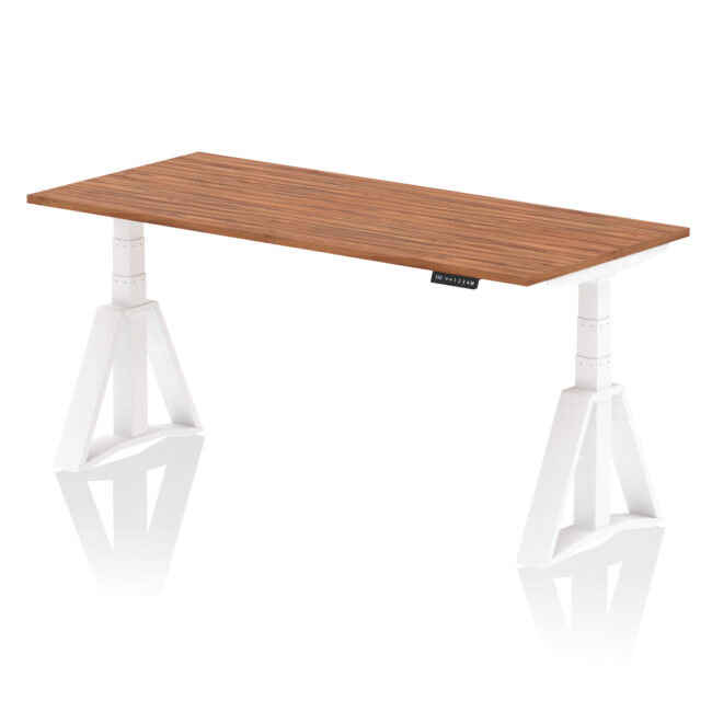 Air Height Adjustable Desk without Cable Ports With Piste Foot - Image 28