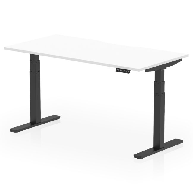 Air Scalloped Edge Height Adjustable Office Desk - Image 52