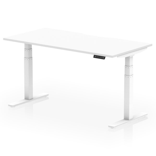 Air Scalloped Edge Height Adjustable Office Desk - Image 54