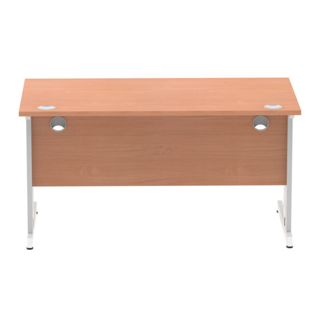 Impulse 1400mm Straight Desk Cable Managed Leg - Image 6