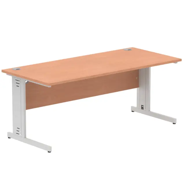 Impulse 1800mm Straight Desk Cable Managed Leg - Image 3