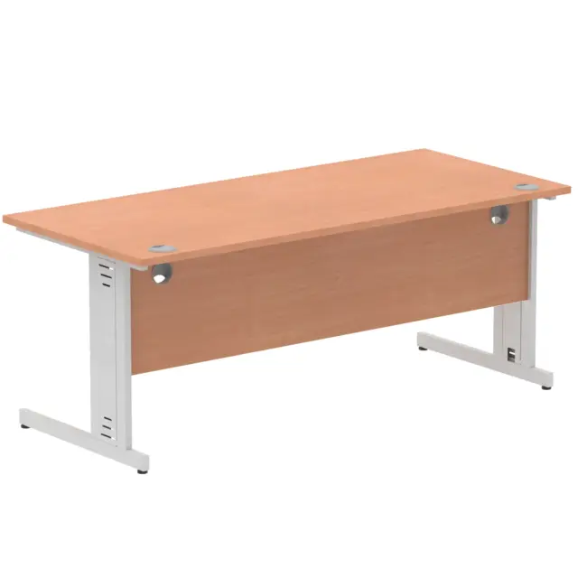 Impulse 1800mm Straight Desk Cable Managed Leg - Image 7
