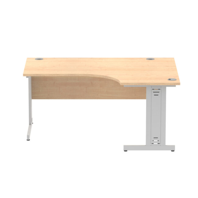 Impulse 1600mm Left Crescent Desk Cable Managed Leg - Image 29