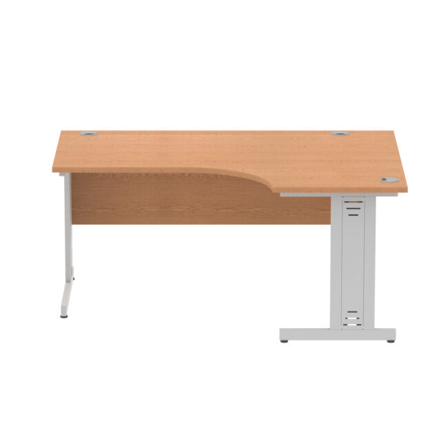 Impulse 1600mm Left Crescent Desk Cable Managed Leg - Image 39