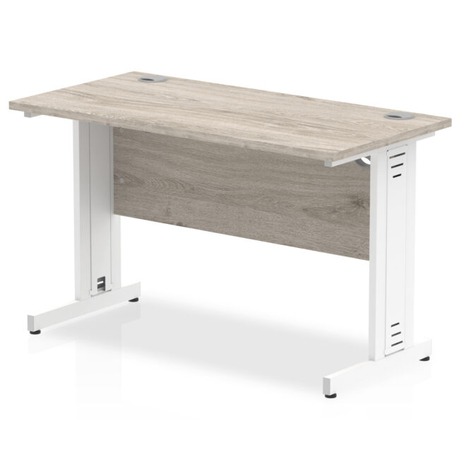 Impulse 1200mm Slimline Desk Cable Managed Leg - Image 4