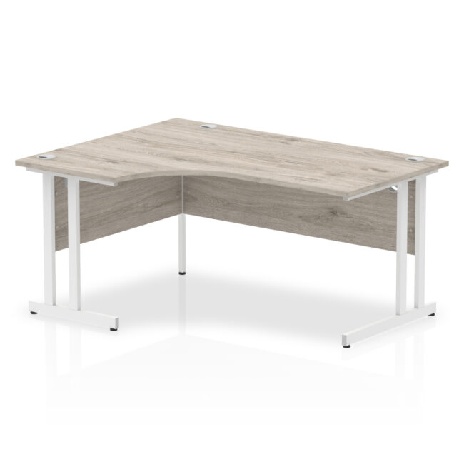 Impulse 1600mm Left Crescent Desk Cantilever Leg - Image 4
