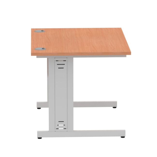 Impulse 1000mm Straight Desk Cable Managed Leg - Image 4