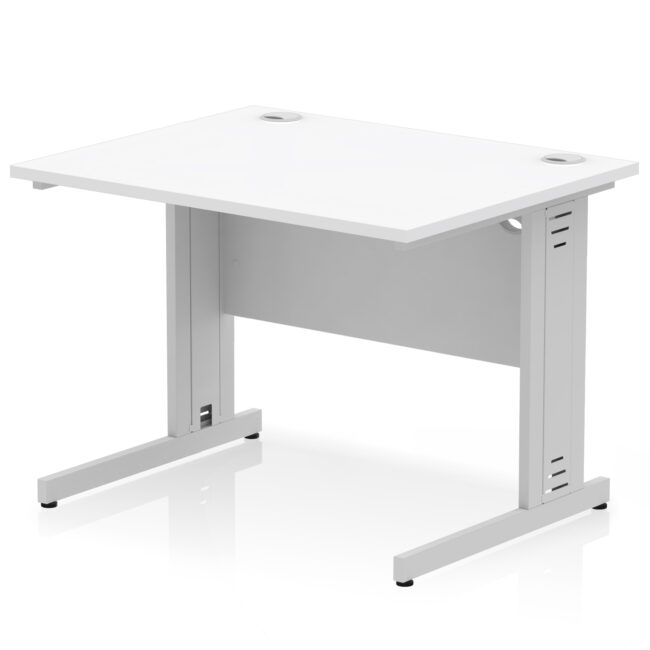 Impulse 1000mm Straight Desk Cable Managed Leg - Image 81
