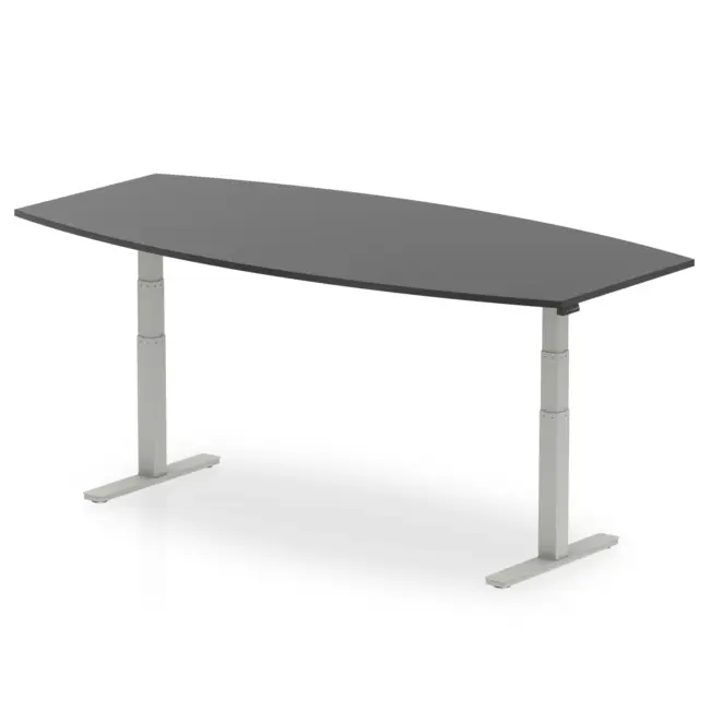 High Gloss Writable Boardroom Table Height Adjustable - Image 14
